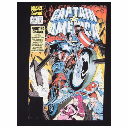 Captain America Wheels Up! #427 Marvel Comic Cover T-Shirt